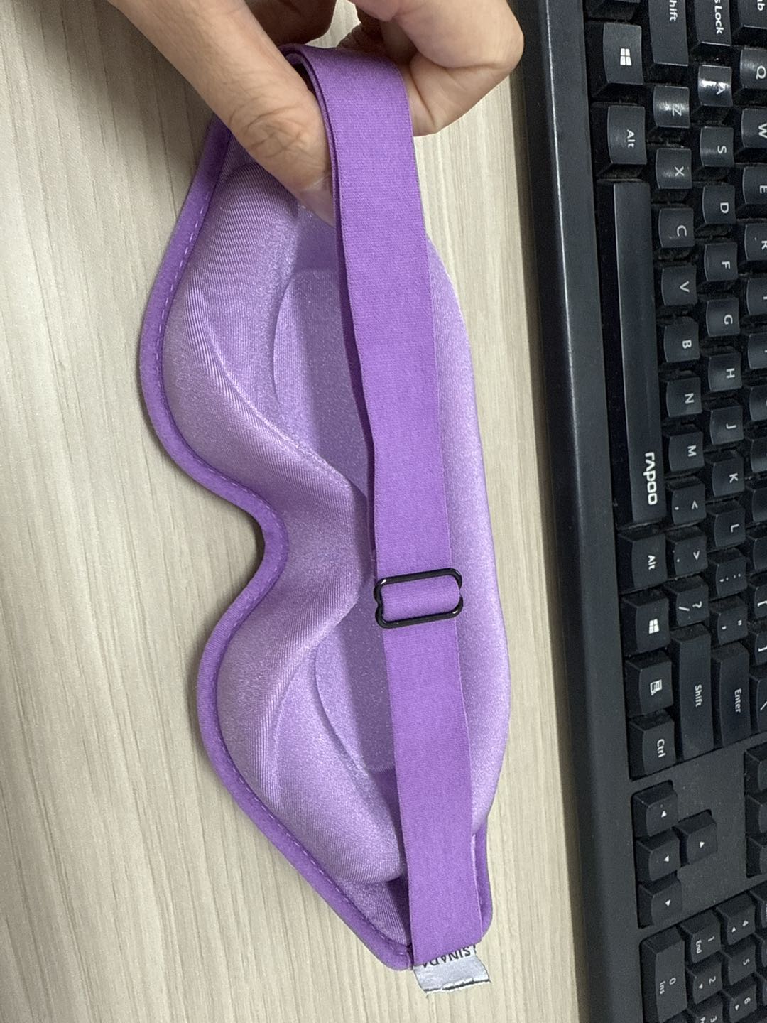 Inside of the prototype mask showing contoured eye cups